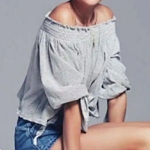 We the Free Off-Shoulder Lexington Blouse Sz XS